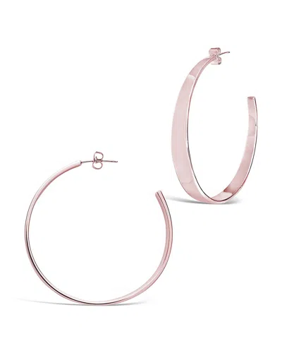 Sterling Forever Graduating Hoop Earrings-gold In Multi