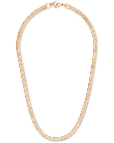 Sterling Forever Herringbone Chain Necklace