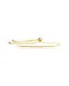 Sterling Forever 14k Gold Plated Inspirational Bar Slider Bracelet In Gold