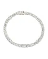 Sterling Forever Tatum Cubic Zirconia Tennis Bracelet In Silver