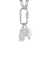 Sterling Forever Jaxie Carabiner Charm Necklace