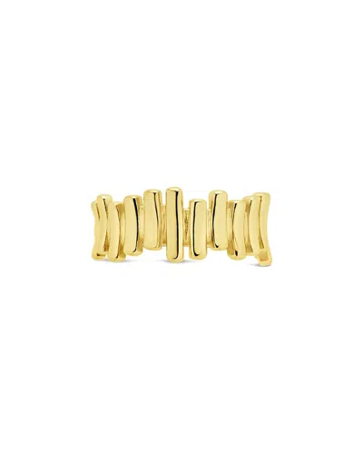 Sterling Forever Joss Staggered Band Ring In Gold