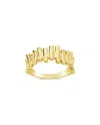 Sterling Forever Joss Staggered Band Ring