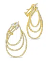 Sterling Forever Kaia Cubic Zirconia Statement Drop Earrings