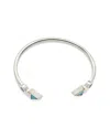 Sterling Forever Kalena Turquoise Open Cuff Bracelet