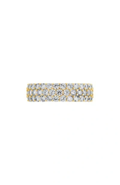 Sterling Forever Kate Cubic Zirconia Ring In Gold