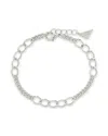 Sterling Forever Kenna Chain Bracelet In Silver