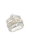 Sterling Forever Kimber Stacking Ring Set