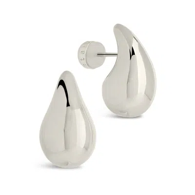 Sterling Forever Kimberly Bold Teardrop Stud Earrings In Gold