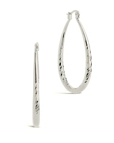 Sterling Forever Lara Tube Hoops