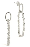 Sterling Forever Layney Drop Earrings In Silver