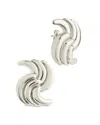 Sterling Forever Leni Twisted Statement Stud Earrings In Metallic