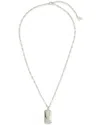 Sterling Forever Leo Constellation Dog Tag Necklace