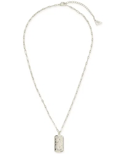 Sterling Forever Libra Constellation Dog Tag Necklace
