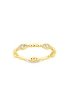 Sterling Forever Lydia Cubic Zirconia Bubble Ring In Gold