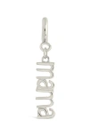 Sterling Forever Mama Enhancer Charms In Silver