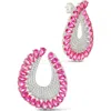 Sterling Forever Maria Elena Cubic Zirconia Statement Stud Earrings