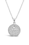Sterling Forever Medusa Pendant Necklace In Metallic