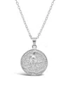 Sterling Forever Medusa Pendant Necklace In Metallic
