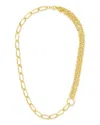 Sterling Forever Milan Chain Necklace In Gold