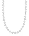 Sterling Forever Mini Round Disk Chain Necklace
