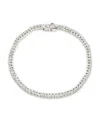 Sterling Forever Mirabell Cubic Zirconia Tennis Bracelet In Silver