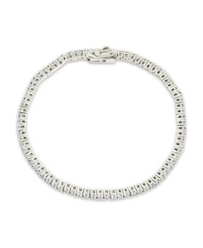 Sterling Forever Mirabell Cubic Zirconia Tennis Bracelet In Silver