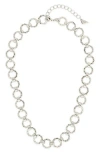 Sterling Forever Molten Chain Necklace In Silver