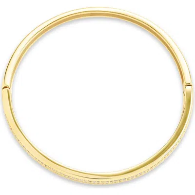 Sterling Forever Nessa Pavé Cubic Zirconia Bangle Bracelet