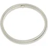 Sterling Forever Nia Textured Stretch Bracelet In Silver