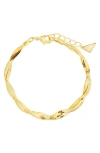 Sterling Forever Oakley Chain Bracelet In Gold