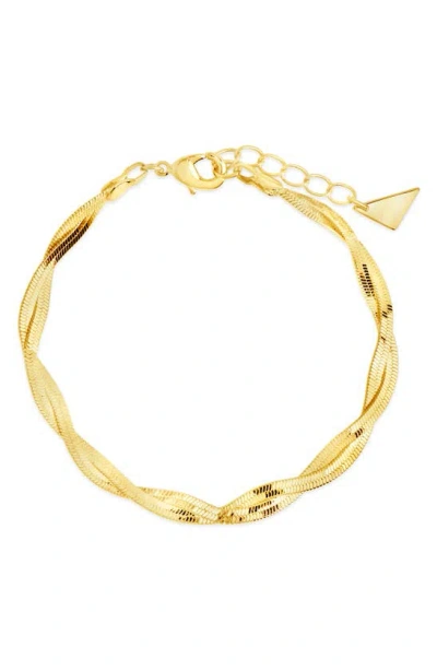 Sterling Forever Oakley Chain Bracelet In Gold