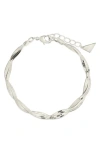 Sterling Forever Oakley Chain Bracelet In Silver