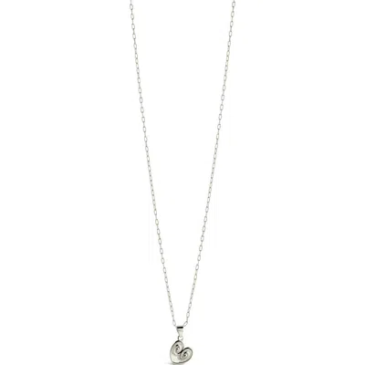 Sterling Forever Palmier Pendant Necklace In Silver