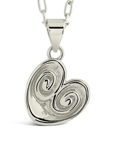 Sterling Forever Palmier Pendant Necklace In Metallic