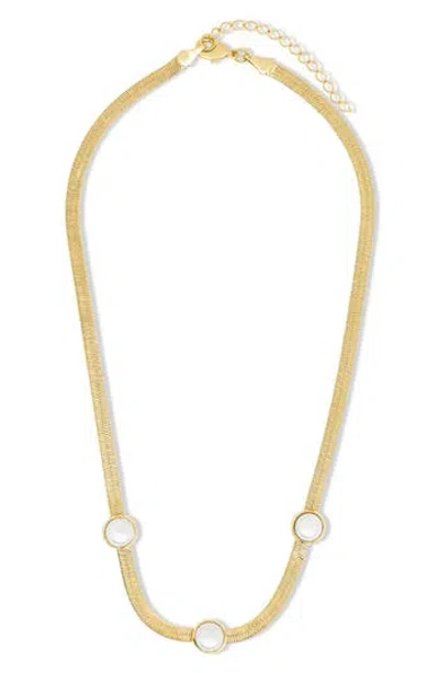 Sterling Forever Pamela Stationed Necklace