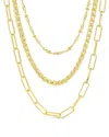 Sterling Forever Parisa Layered Chain Necklace