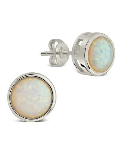 STERLING FOREVER PAXE STUD EARRINGS - SILVER
