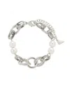 Sterling Forever Ivanna Imitation Pearl Bracelet
