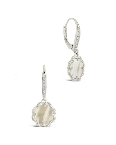 STERLING FOREVER STERLING FOREVER PEARL SHORT DROP EARRINGS