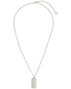 Sterling Forever Pisces Constellation Dog Tag Necklace