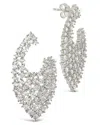 Sterling Forever Priscilla Cubic Zirconia Statement Stud Earrings