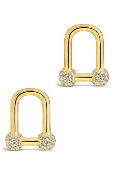 STERLING FOREVER STERLING FOREVER RAMZEE STUD EARRINGS