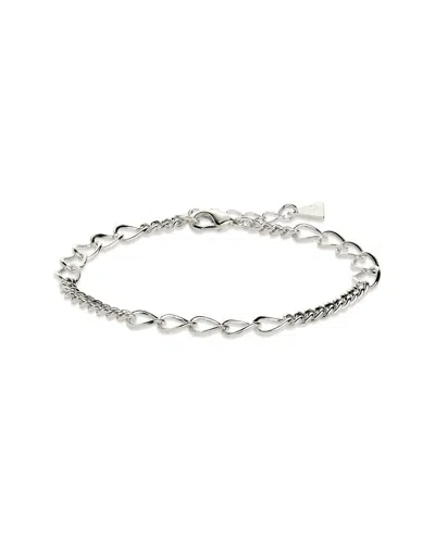 STERLING FOREVER STERLING FOREVER RHODIUM PLATED KENNA CHAIN BRACELET