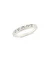 Sterling Forever Rhodium Plated Lennon Half-eternity Ring