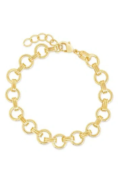Sterling Forever Rhys Chunky Chain Bracelet In Gold