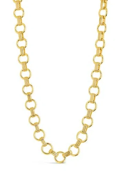 Sterling Forever Rhys Chunky Chain Necklace In Gold