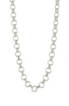 Sterling Forever Rhys Chunky Chain Necklace In Silver