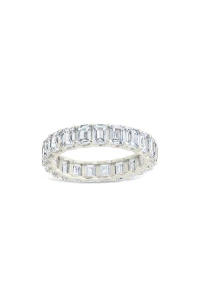 STERLING FOREVER STERLING FOREVER RIO BAGUETTE CUBIC ZIRCONIA ETERNITY BAND RING