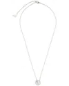 Sterling Forever Rose Petal Pendant Necklace